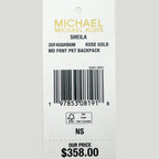 Michael Kors Sheila Medium PVC Backpack Bookbag