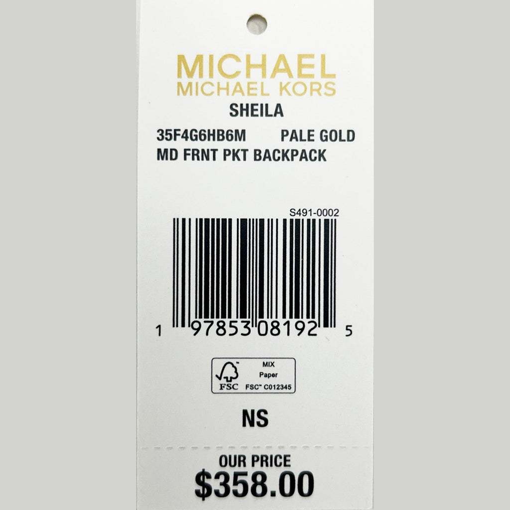 Michael Kors Sheila Medium PVC Backpack Bookbag
