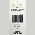 Michael Kors Sheila Medium PVC Backpack Bookbag