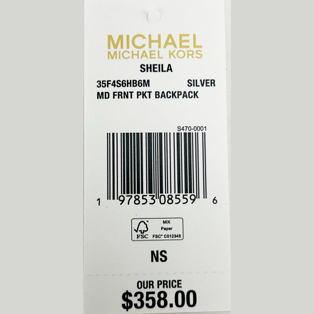 Michael Kors Sheila Medium PVC Backpack Bookbag