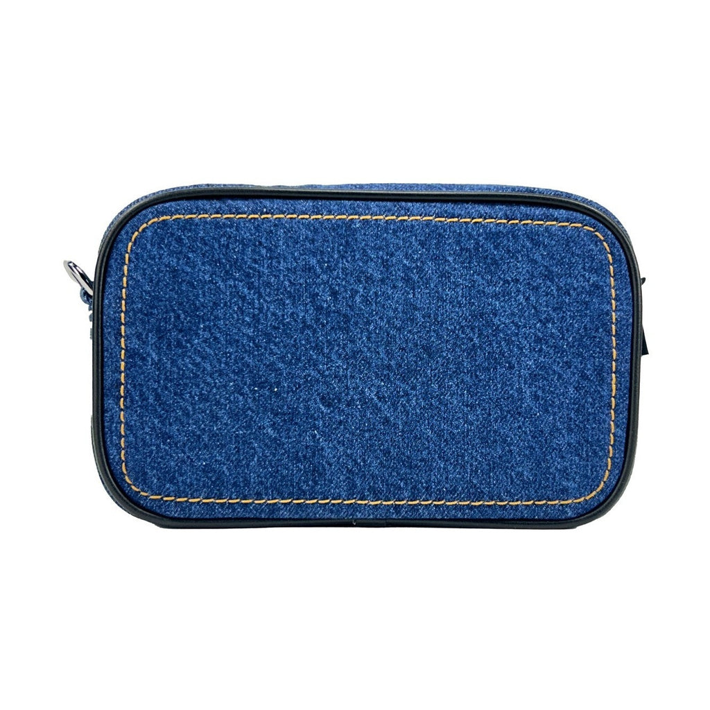 Marc Jacobs Flash Denim Camera Crossbody Bag Purse