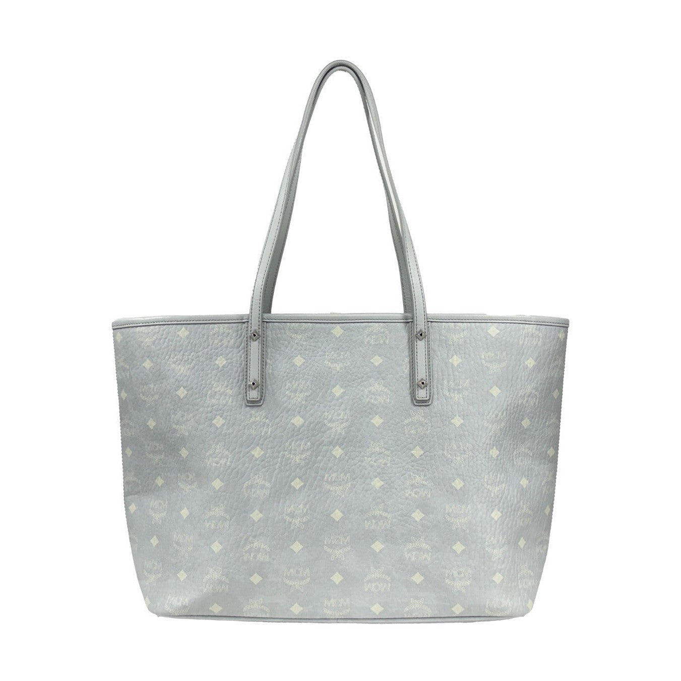 MCM Aren Leather Shoulder Tote Bag
