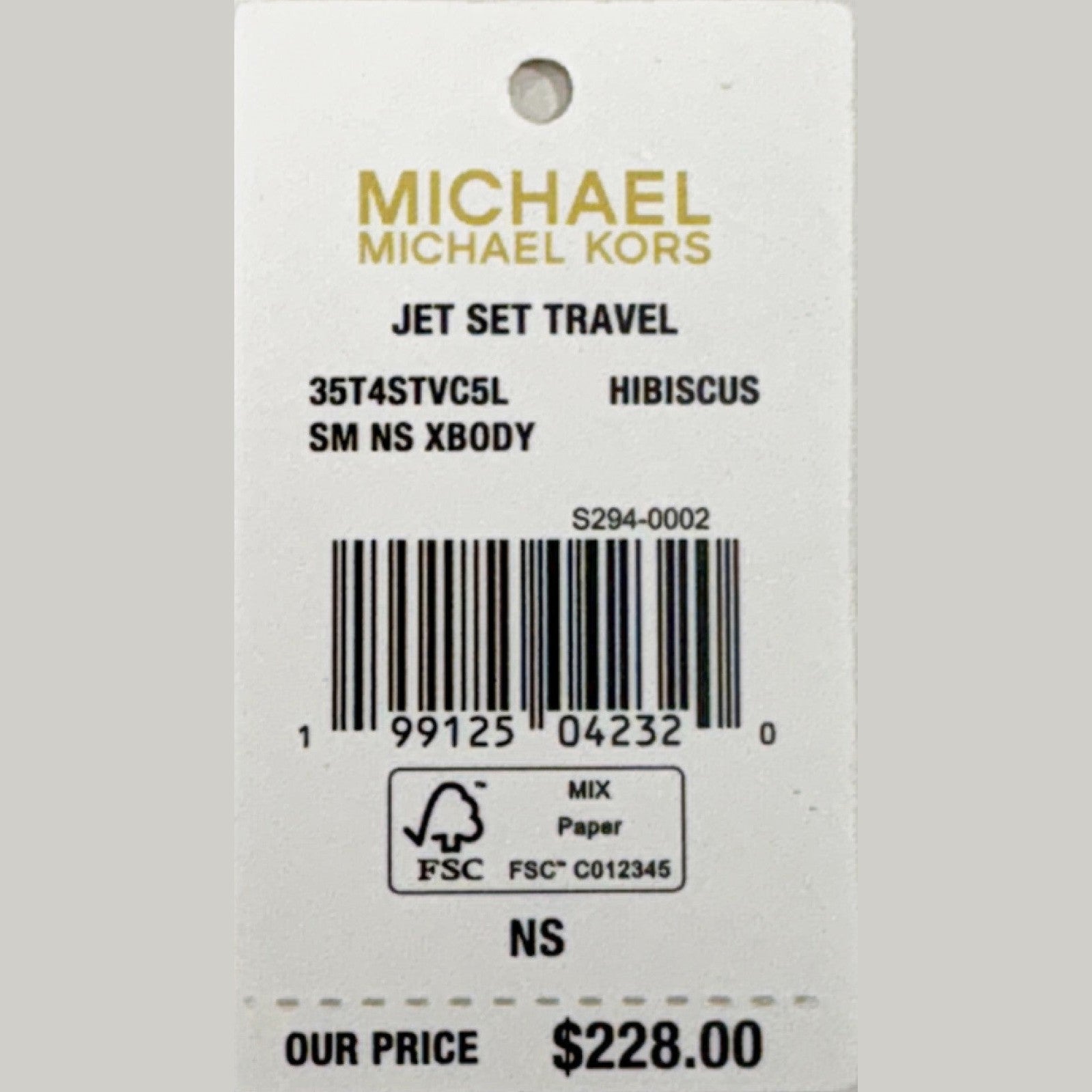 Michael Kors Jet Set Small North South Crossbody Bag
