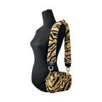 Marc Jacobs The Snapshot Tiger Fur Crossbody Bag