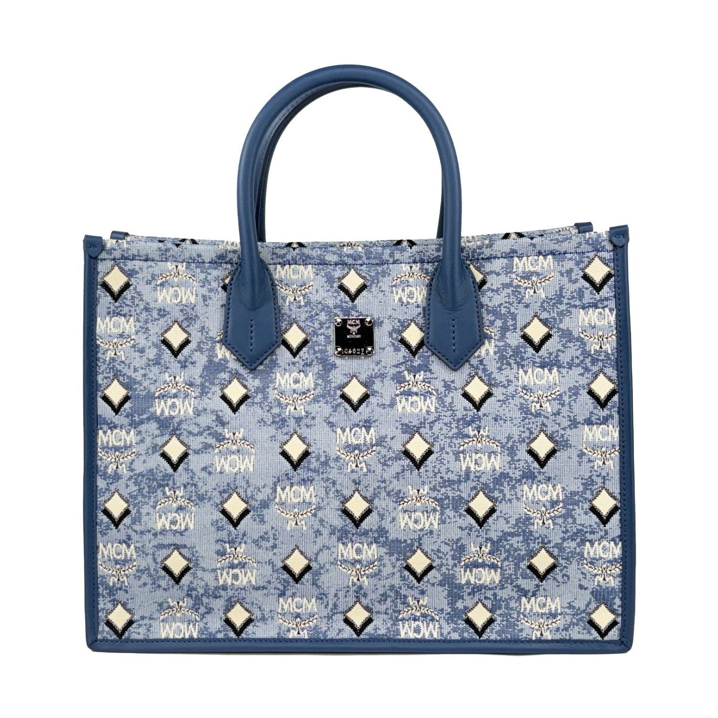 MCM Aren Munchen Denim Tote Bag