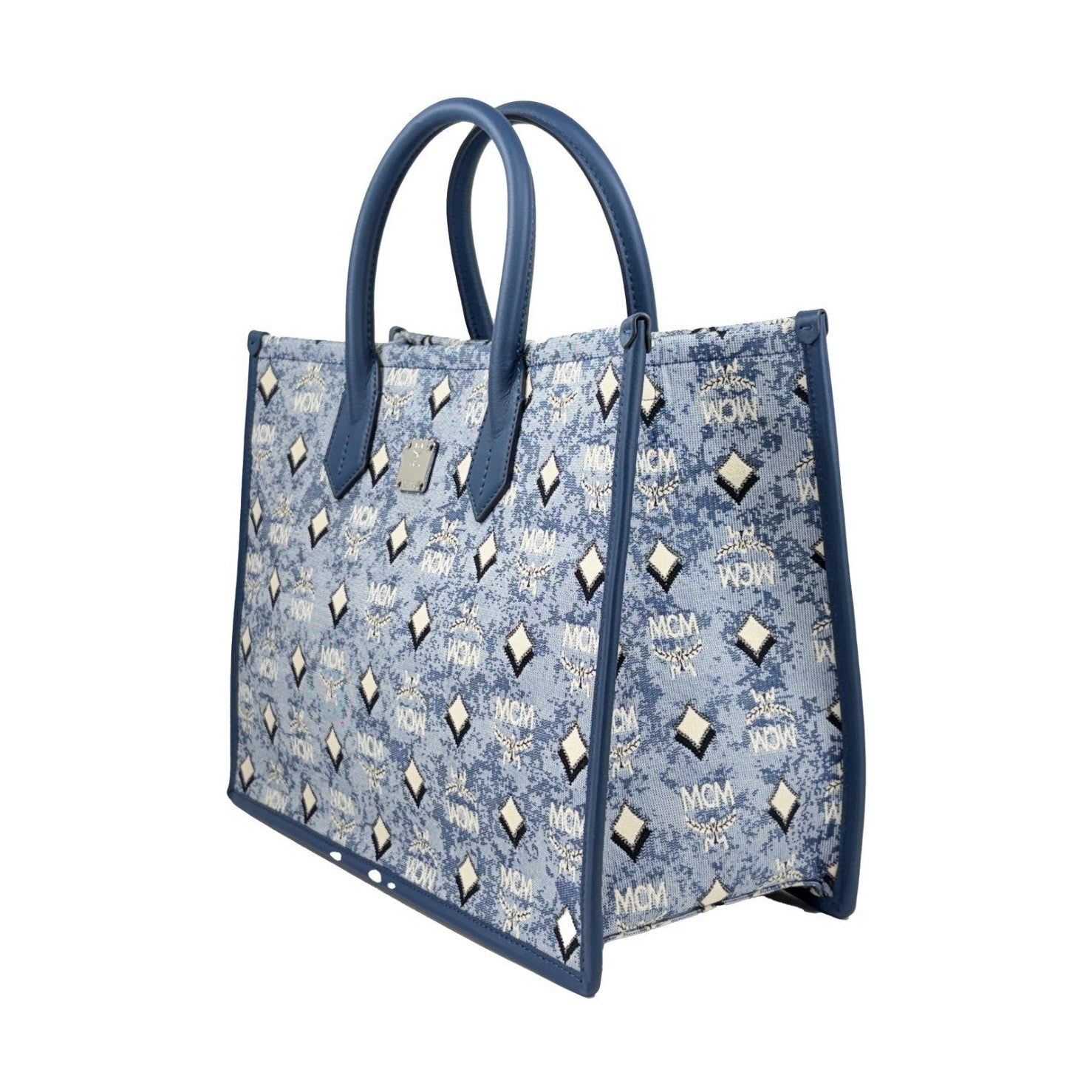 MCM Aren Munchen Denim Tote Bag