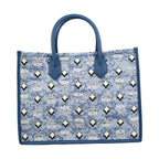 MCM Aren Munchen Denim Tote Bag
