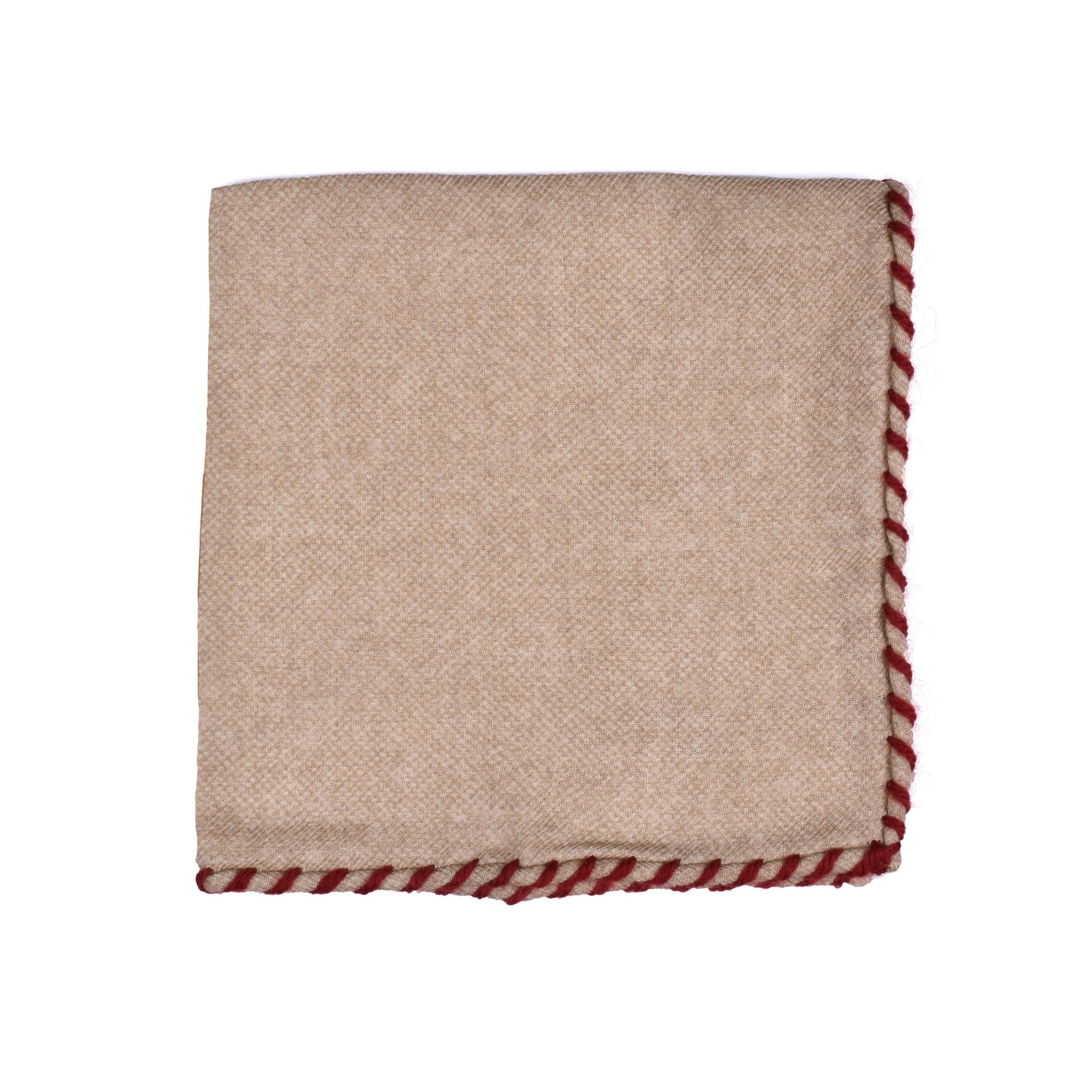 Brunello Cucinelli Multicolor Wool Pocket Square