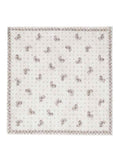 Brunello Cucinelli Multicolor Linen Pocket Square