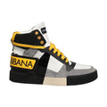 Dolce & Gabbana Multicolor Leather High Top Sneakers Shoes