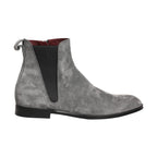 Dolce & Gabbana Gray Suede Leather Chelsea Boots Shoes