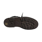 Dolce & Gabbana Black Trekking Fur Lace Leather Boots Shoes