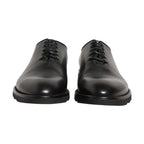 Dolce & Gabbana Black Leather Men Oxford Dress Formal Shoes