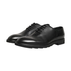 Dolce & Gabbana Black Leather Men Oxford Dress Formal Shoes