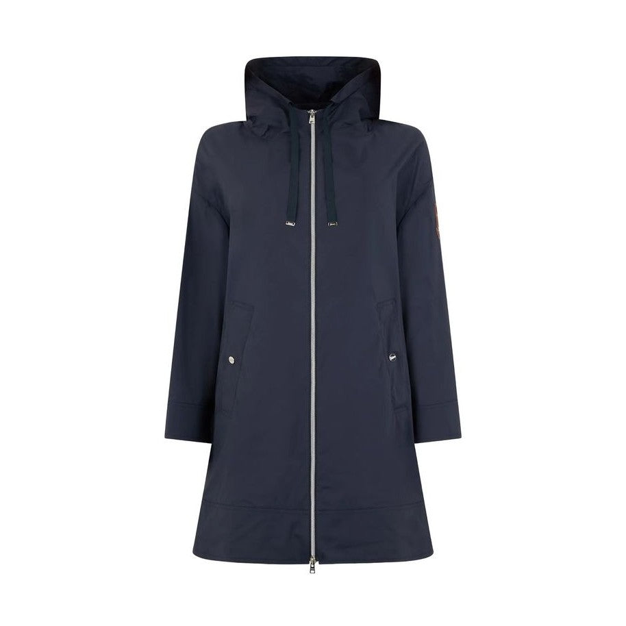 Herno Blue Elastane Coat