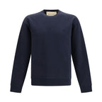 Valentino Blue Cotton Sweatshirt