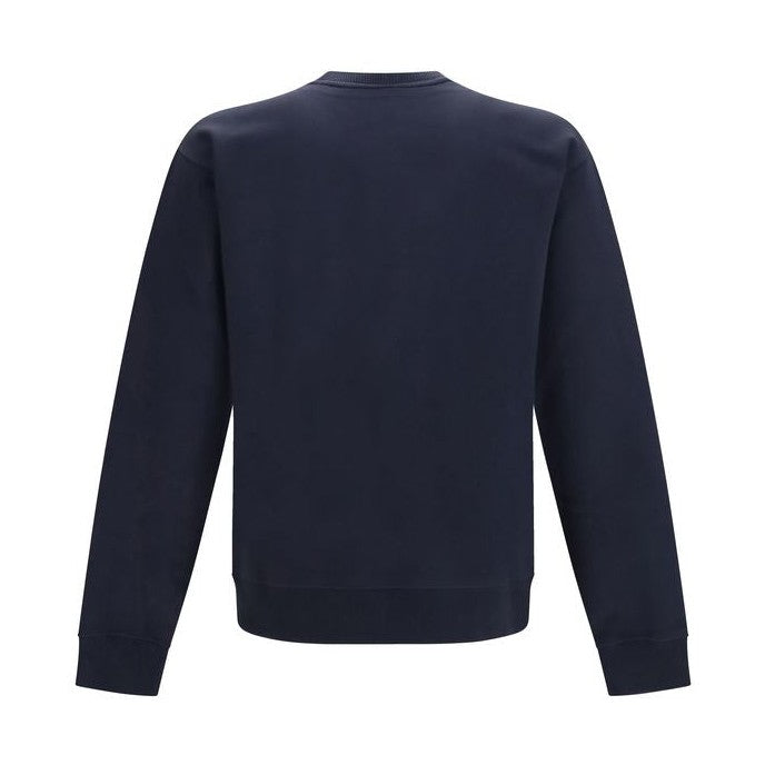 Valentino Blue Cotton Sweatshirt