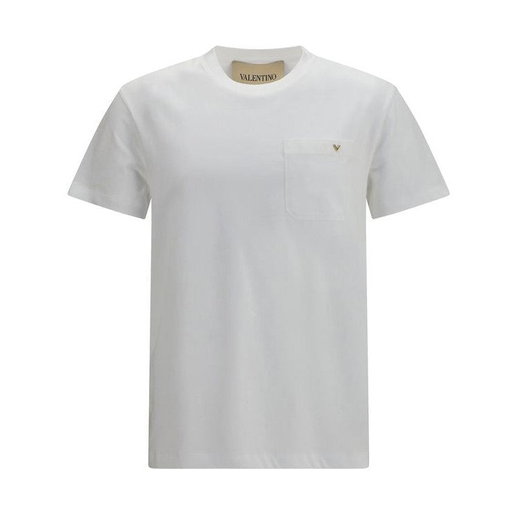 Valentino White Cotton T-Shirt