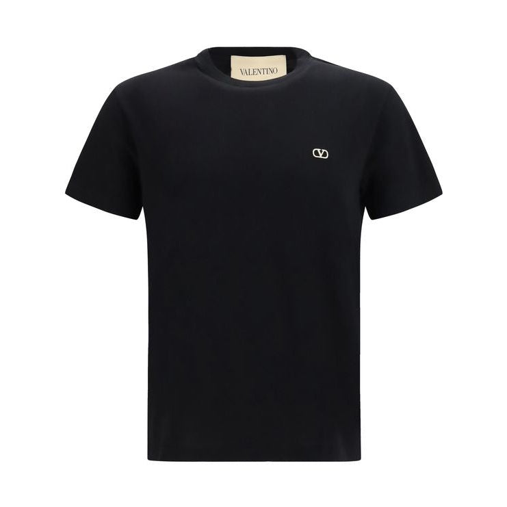 Valentino Black Cotton T-Shirt