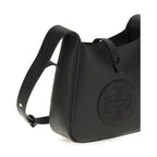 Tory Burch Black Calf Leather Bos Taurus Shoulder Bag