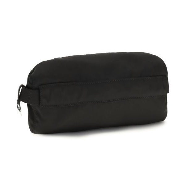 Prada Black Recycled Polyamide Clutch Bag