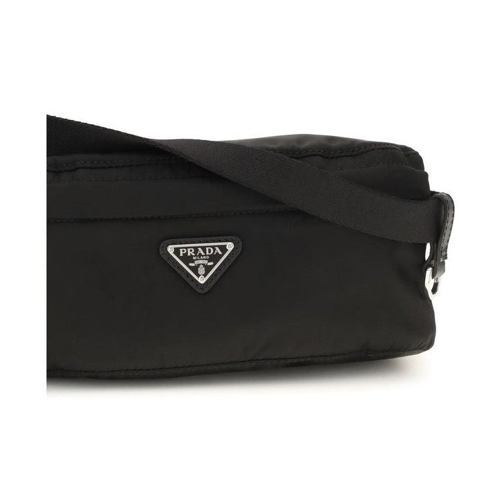 Prada Black Recycled Polyamide Clutch Bag