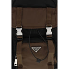 Prada Brown Recycled Polyamide Backpack