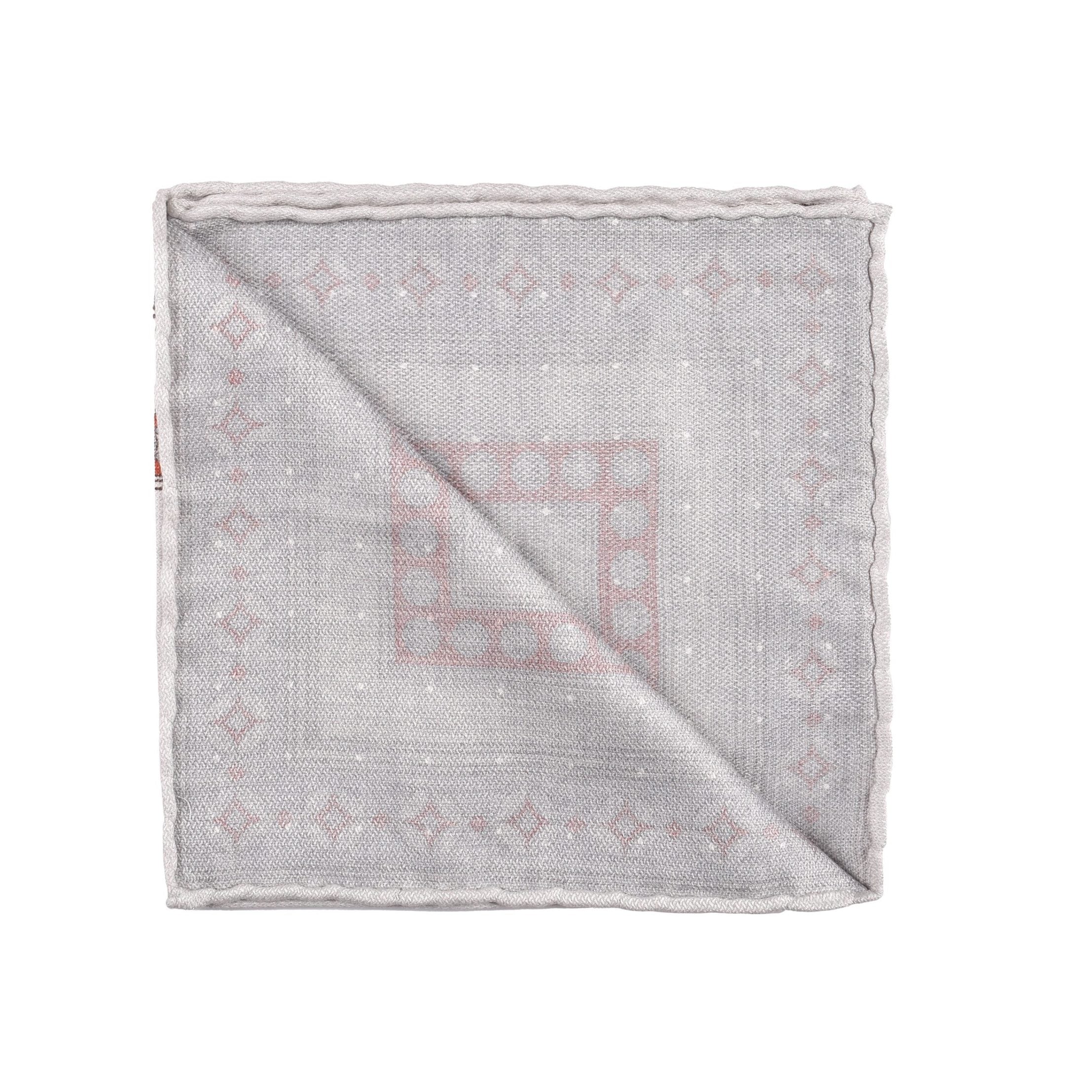 Brunello Cucinelli Bicolor Silk Pocket Square