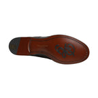 Dolce & Gabbana Black Embroidered Leather Derby Dress Shoes