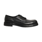Dolce & Gabbana Black Leather Lace Up Derby Dress Men Shoes
