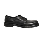 Dolce & Gabbana Black Leather Lace Up Derby Dress Men Shoes