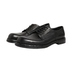 Dolce & Gabbana Black Leather Lace Up Derby Dress Men Shoes