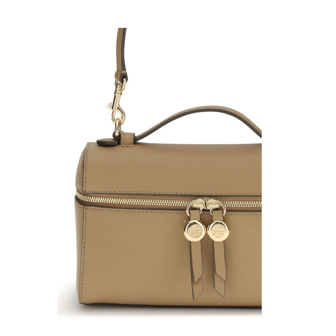 Tory Burch Beige Calf Leather Bos Taurus Handbag
