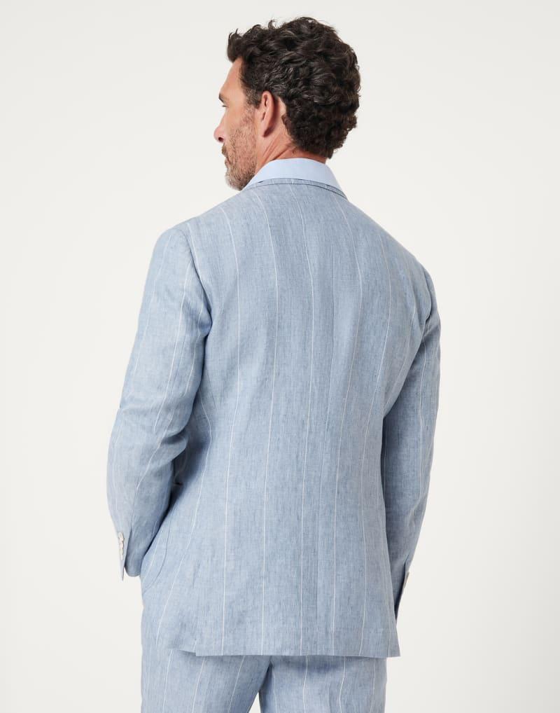 Brunello Cucinelli Light Blue Linen Blazer