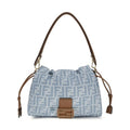 Fendi Blue Cotton Shoulder Bag