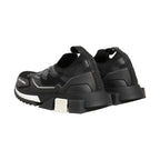 Dolce & Gabbana Black White Sorrento Slip-On Logo Sneakers Shoes