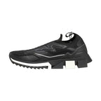 Dolce & Gabbana Black White Sorrento Slip-On Logo Sneakers Shoes
