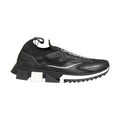 Dolce & Gabbana Black White Sorrento Slip-On Logo Sneakers Shoes