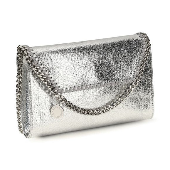Stella McCartney Silver Polyester Shoulder Bag