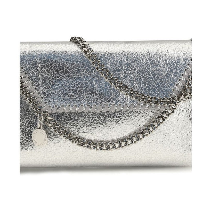 Stella McCartney Silver Polyester Shoulder Bag