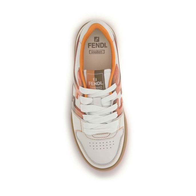 Fendi Multicolor Leather Athletic Sneakers