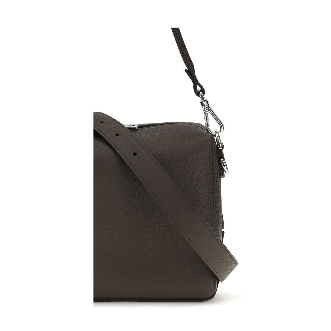Fendi Brown Calf Leather Bos Taurus Shoulder Bag