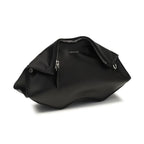Alexander McQueen Black Calf Leather Bos Taurus Clutch Bag