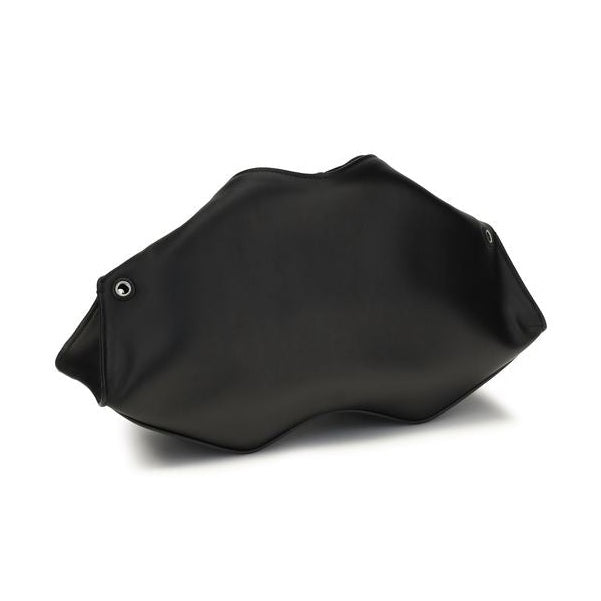 Alexander McQueen Black Calf Leather Bos Taurus Clutch Bag