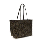 Fendi Brown Fabric Shoulder Bag