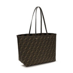 Fendi Brown Fabric Shoulder Bag