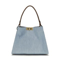 Fendi Blue Cotton Handbag