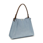 Fendi Blue Cotton Handbag
