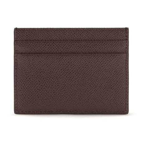 Dolce & Gabbana Brown Calf Leather Bos Taurus Wallet