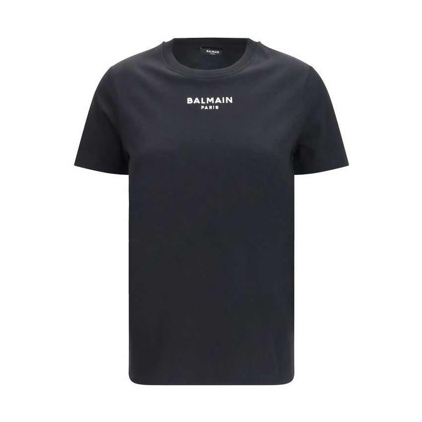 Balmain Black Cotton T-Shirt